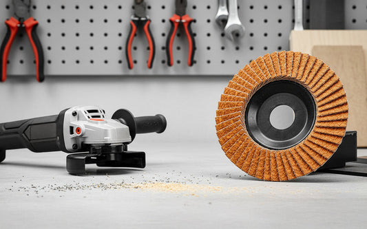 Fächerschleifscheibe JUMBO LONGLIFE TRIM im Fokus