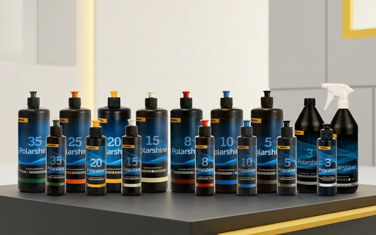 Mirka Polituren erklärt - das Polarshine System von Mirka