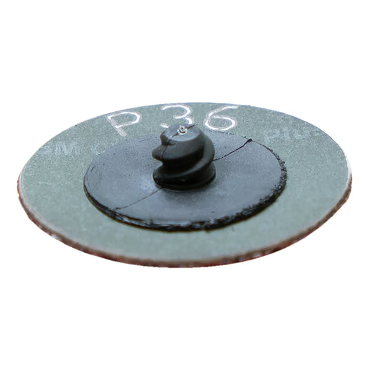 Mirka Quick Disc CER Keramik-Schleifteller mit Schnellverschluss und schwarzem Schleifteller, Größe P36.