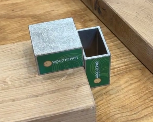 WoodRepair Aluminium Abkühlblock 50x50mm Anwendung
