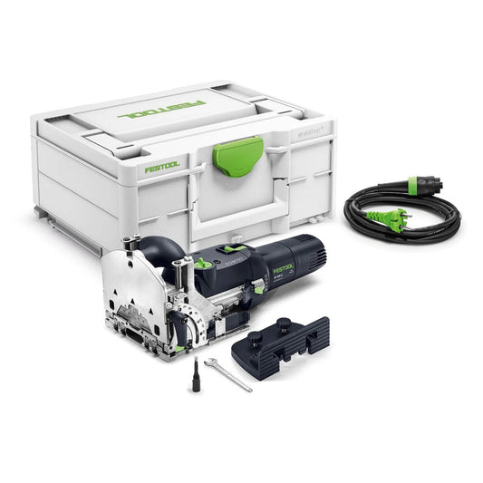 Festool Dübelfräse DOMINO DF 500 RQ-Plus im Systainer mit Netzkabel und Zubehör