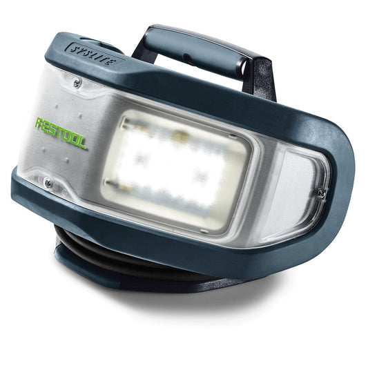 Festool Baustrahler SYSLITE DUO-Plus LED-Leuchte mit Griff und Streulinsen für Tageslichtausleuchtung