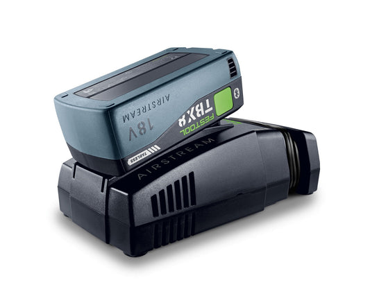 Festool SYS 18V Energie-Set mit zwei TBX8 Akkupacks und SCA16 AIRSTREAM Schnellladegerät