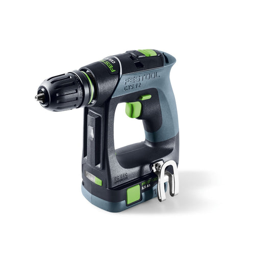 Festool CXS 12 2,5-Plus Akku-Bohrschrauber mit Lithium-Ionen-Akku und FastFix-Schnellspannbohrfutter