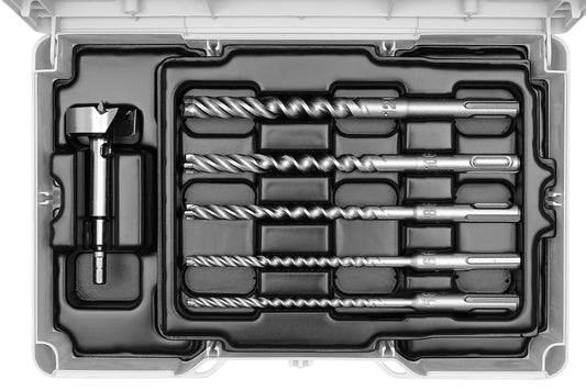 Festool SYS3 S 76-BB-Set Bit und Bohrer-Set mit SDS-Hammerbohrern, Holzspiralbohrern und Bits in Systainer.
