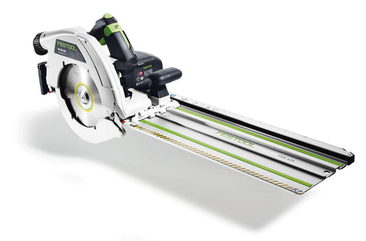 Festool Handkreissäge HK 85 EB-Plus mit Führungsschiene und Pendelhaubenverstellung
