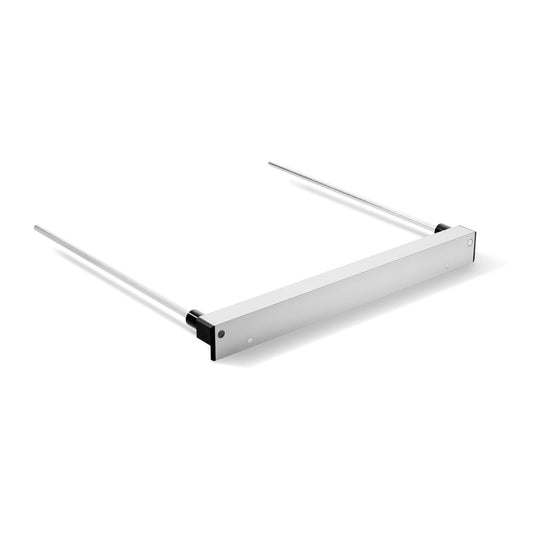 Festool Parallelanschlag PA-HK 85 mit Aluminiumschiene und schwarzen Befestigungselementen für präzise Parallelschnitte.