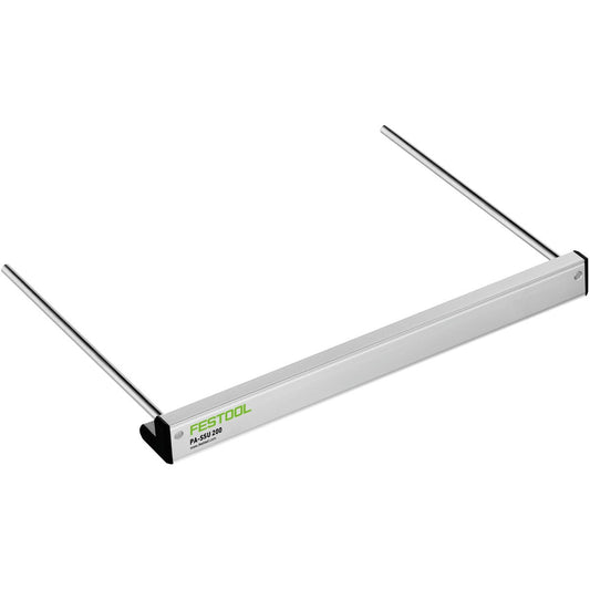 Festool Parallelanschlag PA-SSU 200 mit Aluminiumschiene und beidseitigen Führungsstangen, Draufsicht