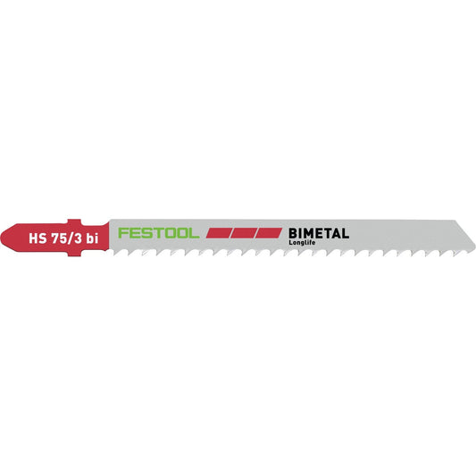 Festool Stichsägeblatt HS 75/3 bi BIMETAL Longlife für Kunststoff mit T-Schaft Aufnahme
