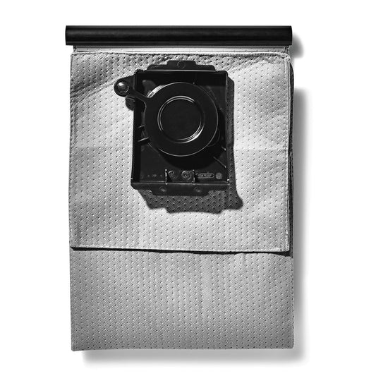 Festool Longlife-Filtersack mit grauem Polyester-Vlies und schwarzer Verschlussschieber für CT-Absaugmobile