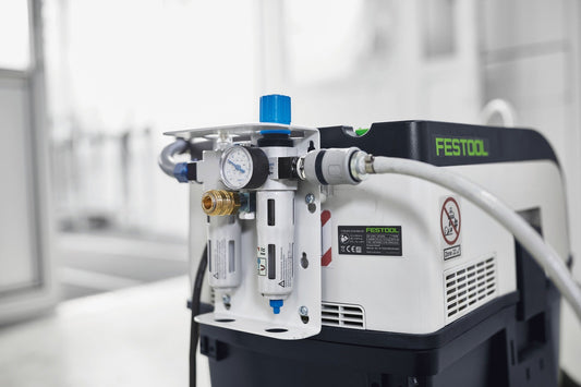 Festool VE-CT Versorgungseinheit mit Druckregler, Öler und Manometer für Druckluftversorgung