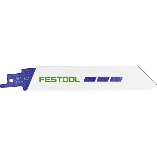 Festool Säbelsägeblatt HSR 150 1,6 BI Bimetall für Metall Stahl mit blauer Kennzeichnung