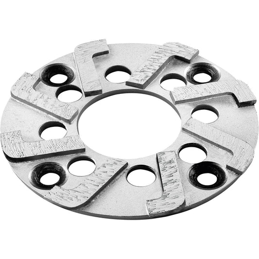 Festool Diamantscheibe mit Diamantsegmenten für RG-Sanierungsschleifen und Renovierungsfräsen, Draufsicht.