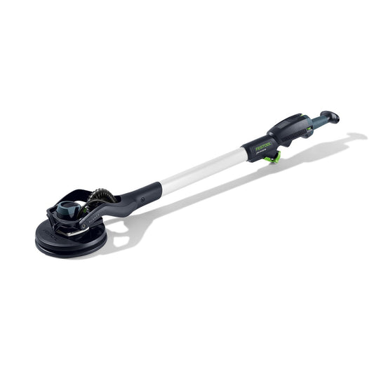 Festool PLANEX LHS 2-M 225 EQ Langhalsschleifer mit T-Griff und Schleifteller, Seitenansicht