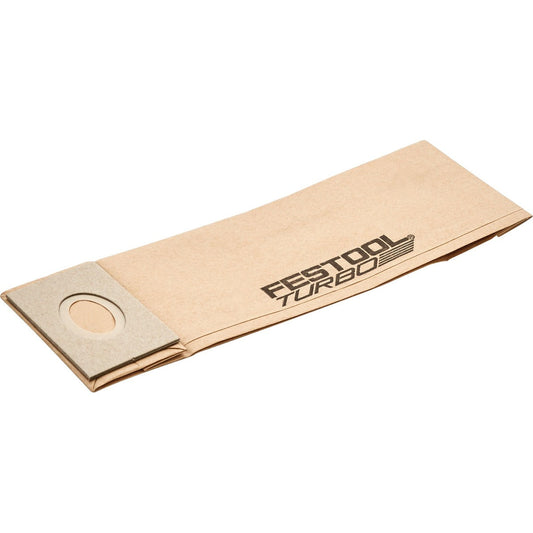Festool Turbofilter Papierfilter für staubarme Absaugung, Einzelansicht des Filters mit Anschlussöffnung