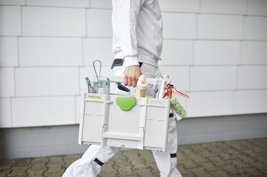 Festool Systainer³ ToolBox SYS3 TB M 137 mit Werkzeug und Zubehör, Tragegriff, oben offen