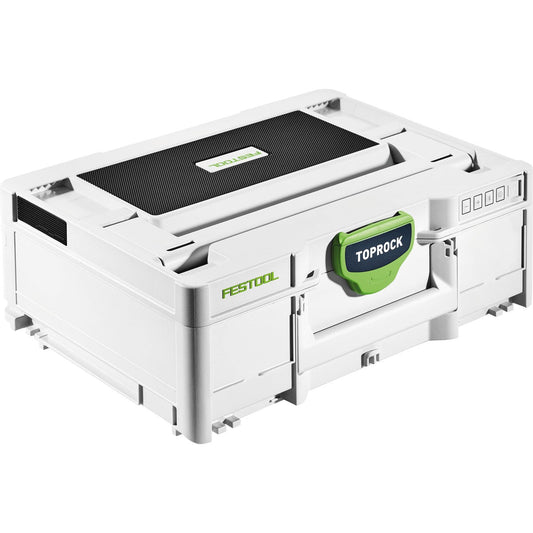 Festool Bluetooth® Lautsprecher TOPROCK SYS3 BT20 M 137 im Systainer³-Format mit grünem Tragegriff und USB-C