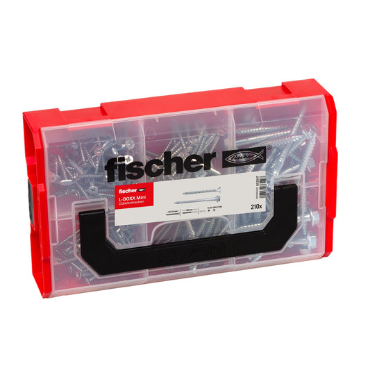 fischer Dübelschrauben-Set für Beton, Gipskarton und mehr