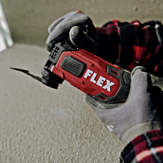 Flex MT 18.0-EC Akku-Multitool 18V Veranschaulichung Werkzeugwechsel 