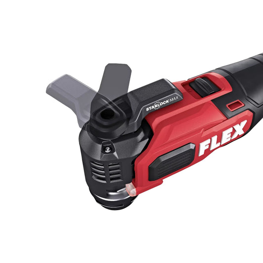 Flex MT 18.0-EC Akku-Multitool Veranschaulichung Werkzeugauswurf