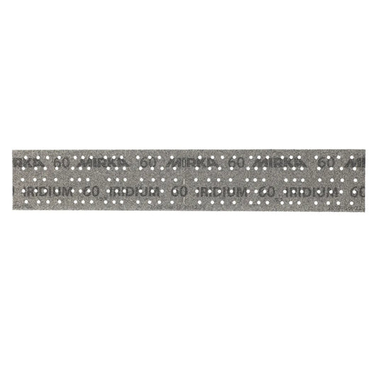 Mirka Iridium Schleifstreifen 70x400 mm mit Multilochung – ideal für effizientes Schleifen mit exzellenter Staubabsaugung und langer Standzeit.