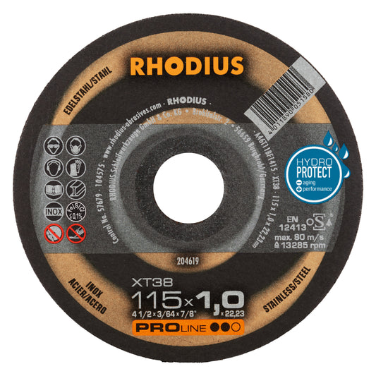 Rhodius XT 38 Trennscheibe Ø 115 x 1,0 mm 