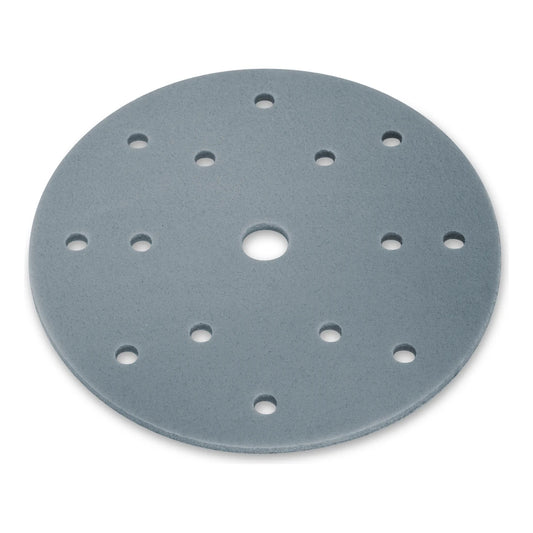 Sia 7979 siasponge flat Schleifscheibe mit Lochung, grau, Draufsicht