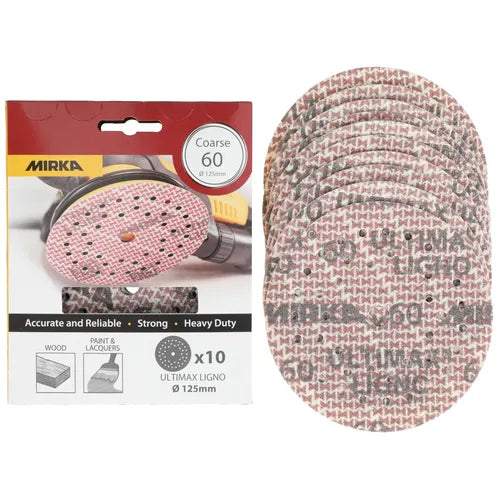 Ultimax Ligno Schleifscheiben Mini-Pack Kleinverpackung 10 Stück