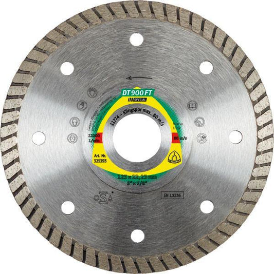 Klingspor Diamanttrennscheibe DT 900 FT SPECIAL - Schleiftitan.de