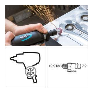 HAZET Stabschleifer, gerade 1 PS  9032P-1 - Schleiftitan.de