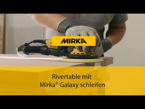 Mirka Galaxy Schleifscheiben Anwendungsvideo Epoxy - Schleiftitan.de 